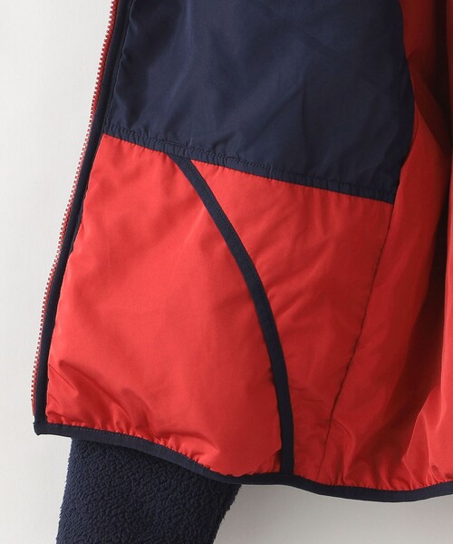 SHIPS（シップス）の「SHIPS KIDS:145～160cm / ＜撥水/手洗い可能＞ボア リバーシブル フード ジャケット（その他アウター・キッズ・ネイビー/キャメル・S/145/M/160）」の15枚目の写真