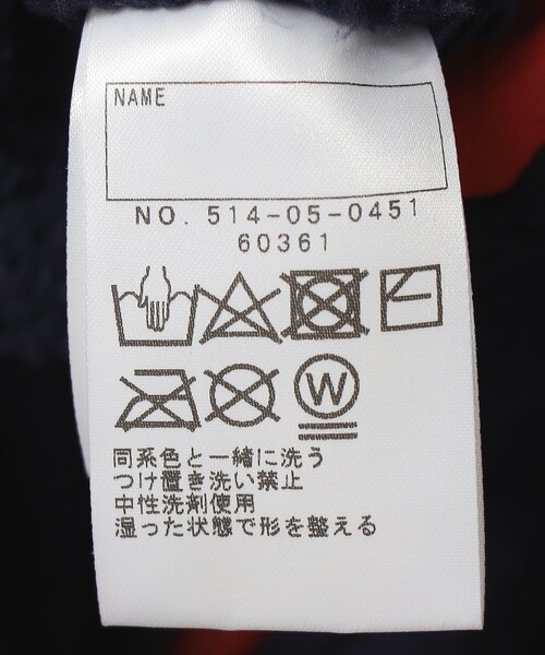 SHIPS（シップス）の「SHIPS KIDS:145～160cm / ＜撥水/手洗い可能＞ボア リバーシブル フード ジャケット（その他アウター・キッズ・ネイビー/キャメル・S/145/M/160）」の3枚目の写真