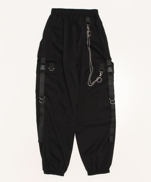ARULE（アルール）の「『ARULE/アルール』サイドベルト×チェーン付きジョガーカーゴパンツ【Y】【CN】（カーゴパンツ・メンズ・カーキ/ブラック・L/XL）」の10枚目の写真