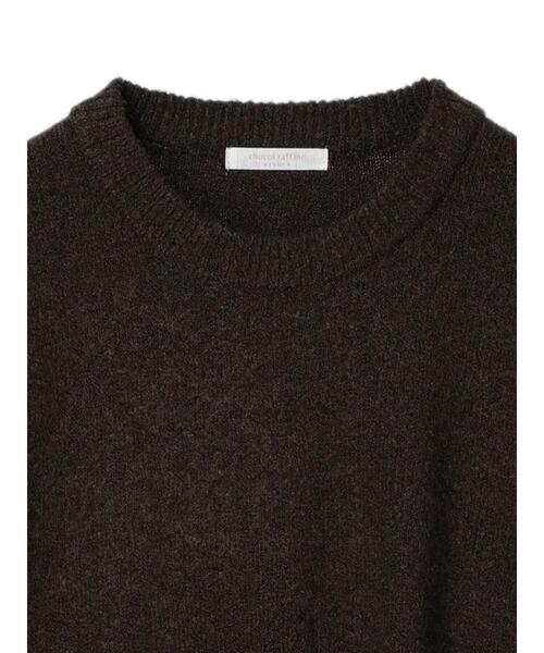 Green Parks(グリーンパークス)の「着心地スリットニットプルオーバー(ニット/セーター・レディース・ブラウン/アイボリー/オレンジ・FREE)」の20枚目の写真