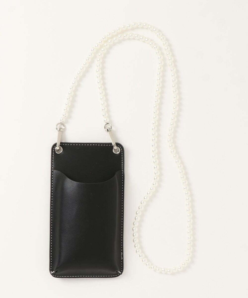 A de a.v.v(アードアー・ヴェ・ヴェ)の「パールモバイルフォルダー(スマホグッズ・レディース・ピンク/アイボリー/ブラック・FREE)」の10枚目の写真