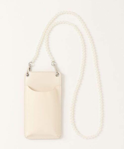 A de a.v.v(アードアー・ヴェ・ヴェ)の「パールモバイルフォルダー(スマホグッズ・レディース・ピンク/アイボリー/ブラック・FREE)」の7枚目の写真