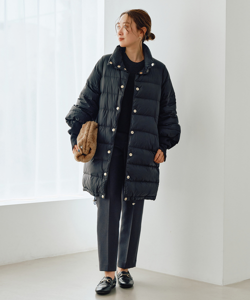 IENA(イエナ)の「Organic Wool ストレートパンツ(その他パンツ・レディース・アイボリー/ピンク/チャコールグレー/エメラルドブルー・40/38/36/34)」の11枚目の写真