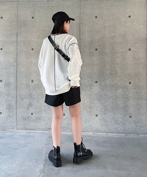 PAGEBOY（ページボーイ）の「レースアップショートブーツ（ブーツ・レディース・ブラック/ダークブラウン・M/L）」の6枚目の写真