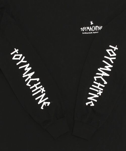 TOY　MACHINE（トイ　マシーン）の「【ムラサキスポーツ限定】TOY MACHINE/トイマシーン ビッグシルエット バックプリントロンT MTMPDLT4（Tシャツ/カットソー・メンズ・グリーン系その他/ホワイト×ブラック/ブラック×ブラック・M/L/XL）」の14枚目の写真