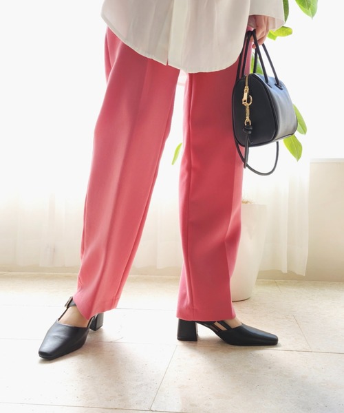 ORiental TRaffic(オリエンタルトラフィック)の「■変形ヒールバックストラップパンプス/31114(パンプス・レディース・ブラック/ホワイト/ピンク/グリーン・33/34/35/36/37/38/39/40/41/42/43)」の9枚目の写真