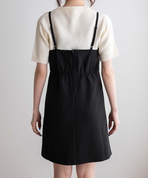 WEGO（ウィゴー）の「WEGO/裾スリットミニキャミワンピ（ワンピース・レディース・ブラック/グレー・FREE）」の16枚目の写真