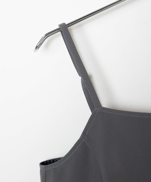 WEGO（ウィゴー）の「WEGO/裾スリットミニキャミワンピ（ワンピース・レディース・ブラック/グレー・FREE）」の20枚目の写真