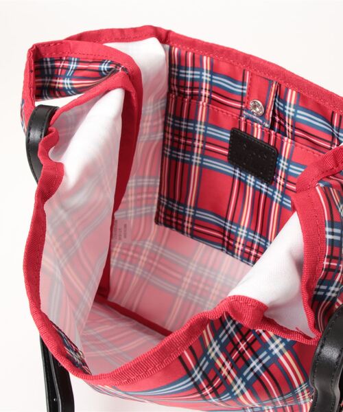 Y'SACCS（イザック）の「【イザック×MUMU】2WAYエコバッグ（ショルダーバッグ・レディース・レッド/ブラック/レオパード/ブラック系その他・FREE）」の7枚目の写真