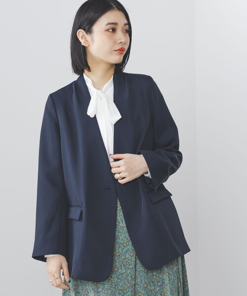 BEAMS HEART ダブルジャケット ネイビー オーバー ダブル ジャケット（テーラードジャケット）｜BEAMS HEART
