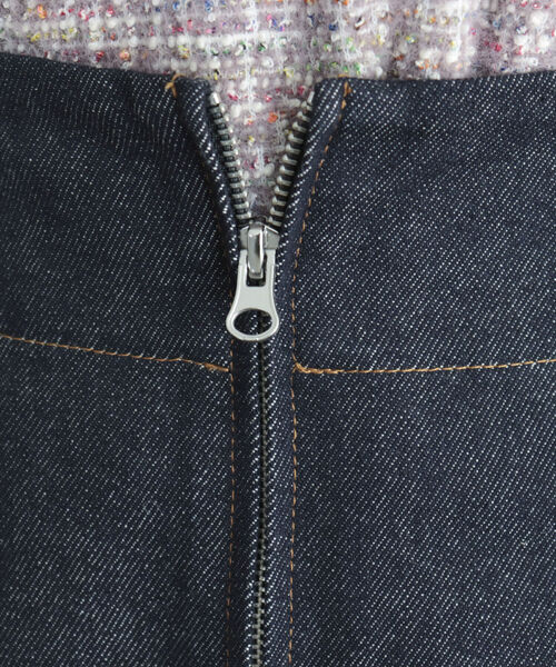 fredy emue（フレディエミュ）の「デニム前ファスナータイトスカート（デニムスカート・レディース・ネイビー/ブルー・36/38）」の22枚目の写真