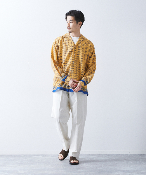 417 EDIFICE(フォーワンセブンエディフィス)の「【India print】オープンカラーシャツ(シャツ/ブラウス・メンズ・マルチ/その他2/その他10/その他18・MEDIUM/LARGE)」の5枚目の写真