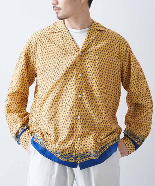 417 EDIFICE(フォーワンセブンエディフィス)の「【India print】オープンカラーシャツ(シャツ/ブラウス・メンズ・マルチ/その他2/その他10/その他18・MEDIUM/LARGE)」の6枚目の写真
