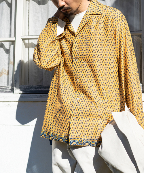 417 EDIFICE(フォーワンセブンエディフィス)の「【India print】オープンカラーシャツ(シャツ/ブラウス・メンズ・マルチ/その他2/その他10/その他18・MEDIUM/LARGE)」の9枚目の写真