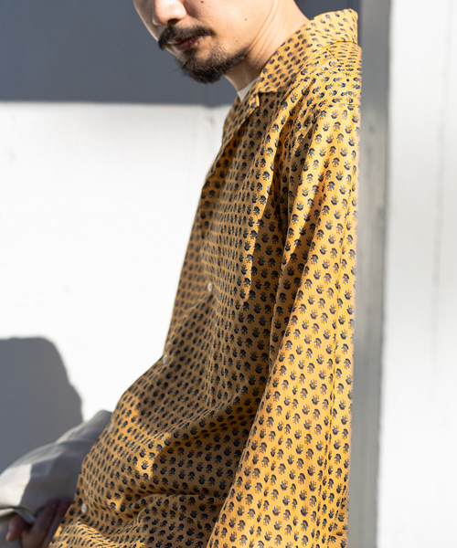 417 EDIFICE(フォーワンセブンエディフィス)の「【India print】オープンカラーシャツ(シャツ/ブラウス・メンズ・マルチ/その他2/その他10/その他18・MEDIUM/LARGE)」の10枚目の写真