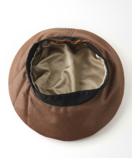 Spick & Span（スピックアンドスパン）の「【LA MAISON DE LYLLIS】ナカワタベレー（ハンチング/ベレー帽・レディース・ブラウン・FREE）」の8枚目の写真