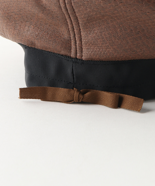 Spick & Span（スピックアンドスパン）の「【LA MAISON DE LYLLIS】ナカワタベレー（ハンチング/ベレー帽・レディース・ブラウン・FREE）」の3枚目の写真