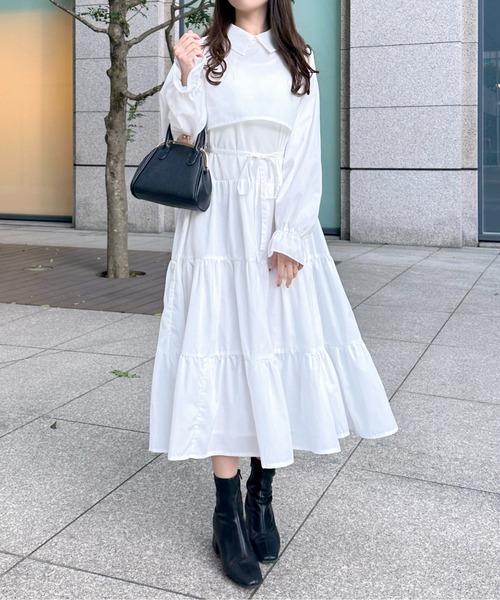 apres jour（アプレジュール）の「ティアードワンピース【ZOZOTOWN限定