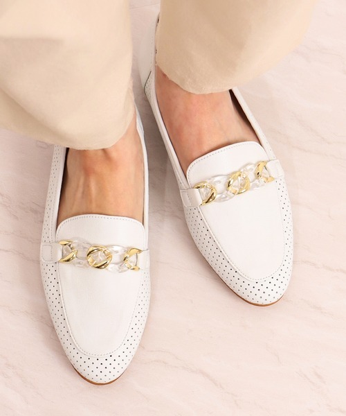 【セール】【片足150g】超軽量パンチングチェーンローファー（ローファー）｜artemis by DIANA（アルテミスバイダイアナ）