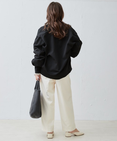 PUAL CE CIN（ピュアルセシン）の「【WEB限定】スポンディッシュカーディガン（カーディガン/ボレロ・レディース・ライトグレー/ピンク/オフホワイト/ブルー/ブラック・FREE）」の14枚目の写真