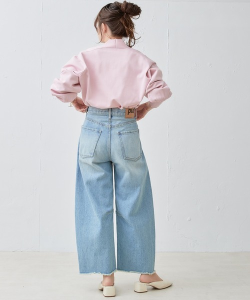 PUAL CE CIN（ピュアルセシン）の「【WEB限定】スポンディッシュカーディガン（カーディガン/ボレロ・レディース・ライトグレー/ピンク/オフホワイト/ブルー/ブラック・FREE）」の18枚目の写真