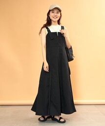 Ray BEAMS | Ray BEAMS / ボックス タック サロペット ワンピース(ワンピース)