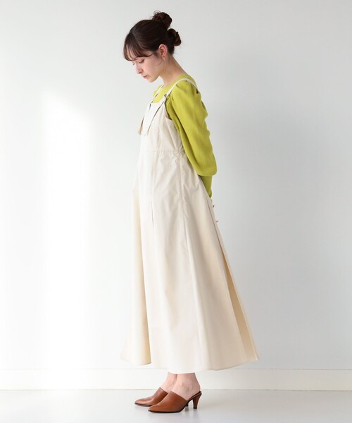 Ray BEAMS（レイビームス）の「Ray BEAMS / ボックス タック サロペット ワンピース（ワンピース・レディース・ブラック/ホワイト系その他6・0/1）」の10枚目の写真