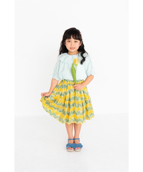 nino（ニノ）の「スカート　チューリップＰＴ（スカート・キッズ・ピンク/イエロー・130cm/140cm/150cm）」の5枚目の写真