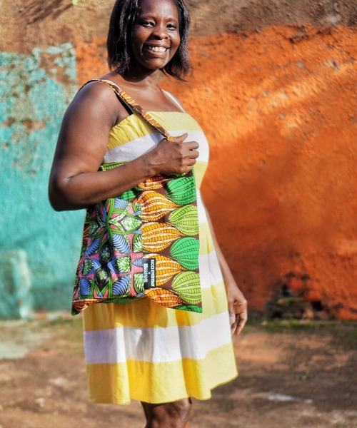 【直営店限定】RICCI EVERYDAY × ROOTOTE/フェアトレード LT.A4.AFRICA-TOTE-A（トートバッグ）｜ROOTOTE（ルートート）