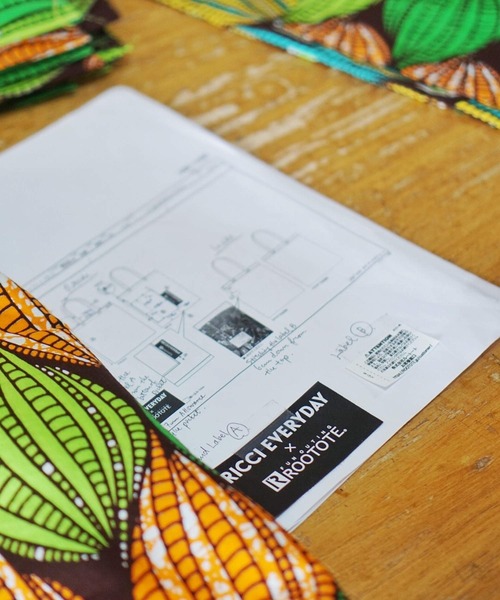【直営店限定】RICCI EVERYDAY × ROOTOTE/フェアトレード LT.A4.AFRICA-TOTE-A（トートバッグ）｜ROOTOTE（ルートート）