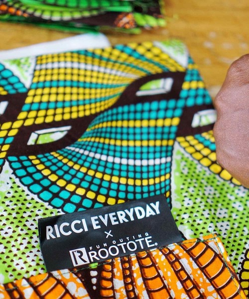 【直営店限定】RICCI EVERYDAY × ROOTOTE/フェアトレード LT.A4.AFRICA-TOTE-A（トートバッグ）｜ROOTOTE（ルートート）