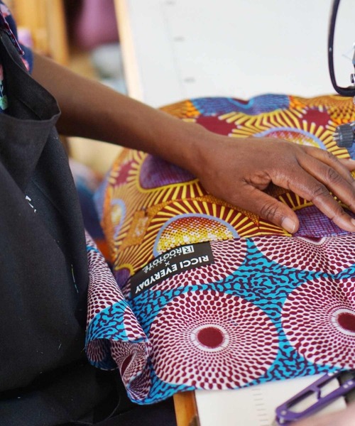 【直営店限定】RICCI EVERYDAY × ROOTOTE/フェアトレード LT.A4.AFRICA-TOTE-A（トートバッグ）｜ROOTOTE（ルートート）