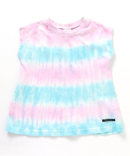 BREEZE（ブリーズ）の「【WEB限定】 タイダイチュニック（チュニック・キッズ・ピンク/ブルー/グリーン・90/100/110/120/80/130/140）」の8枚目の写真