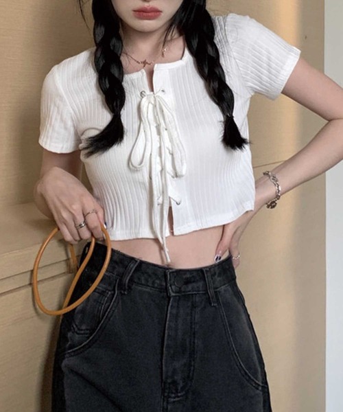 SLY ブラウス シャツ FRONTZIP 2WAY TOPS フロントジップ 2