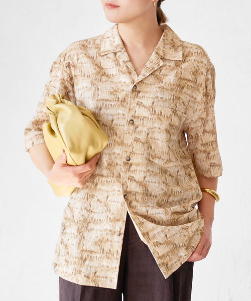 nanushka(ナヌーシュカ)の「【NANUSHKA/ナヌーシュカ】 シャツ(シャツ/ブラウス・レディース・ベージュ・36)」の2枚目の写真