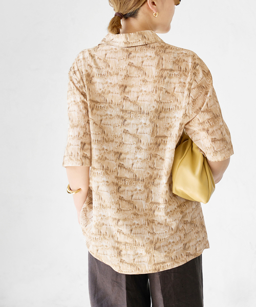 nanushka(ナヌーシュカ)の「【NANUSHKA/ナヌーシュカ】 シャツ(シャツ/ブラウス・レディース・ベージュ・36)」の4枚目の写真