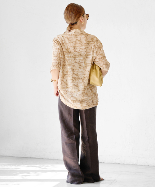 nanushka(ナヌーシュカ)の「【NANUSHKA/ナヌーシュカ】 シャツ(シャツ/ブラウス・レディース・ベージュ・36)」の6枚目の写真