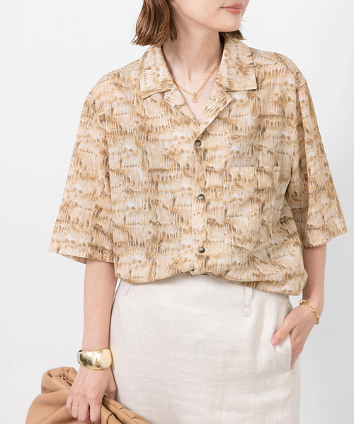 nanushka(ナヌーシュカ)の「【NANUSHKA/ナヌーシュカ】 シャツ(シャツ/ブラウス・レディース・ベージュ・36)」の10枚目の写真