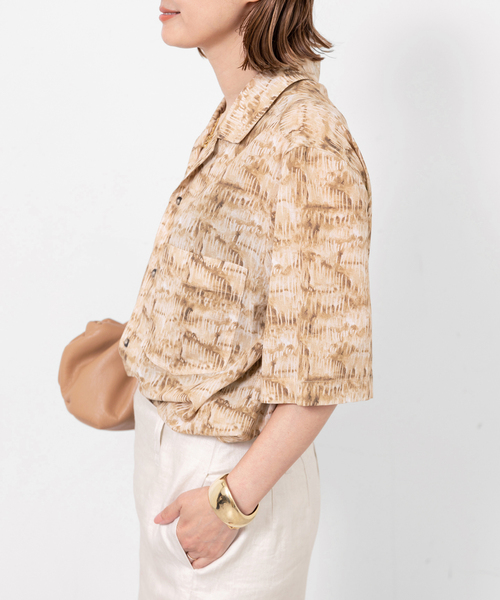 nanushka(ナヌーシュカ)の「【NANUSHKA/ナヌーシュカ】 シャツ(シャツ/ブラウス・レディース・ベージュ・36)」の11枚目の写真