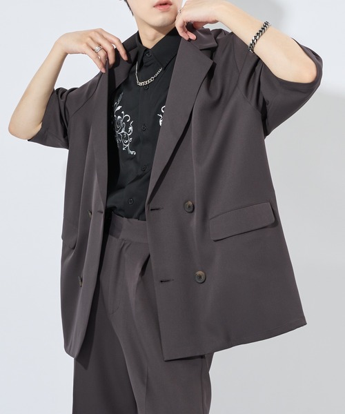 Adoon plain(アドーンプレーン)の「【Adoon plain】フラワー刺繍シャツ(シャツ/ブラウス・メンズ・ブラック/チャコールグレー・MEDIUM/LARGE)」の12枚目の写真