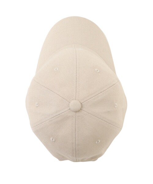 grove（グローブ）の「◆リネンロゴ刺繍キャップ（キャップ・レディース・グレー/アイボリー/ブラック/ライトベージュ・00）」の7枚目の写真