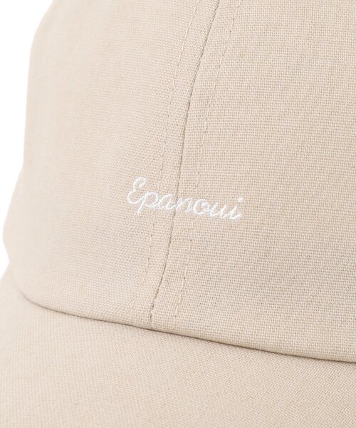 grove（グローブ）の「◆リネンロゴ刺繍キャップ（キャップ・レディース・グレー/アイボリー/ブラック/ライトベージュ・00）」の9枚目の写真