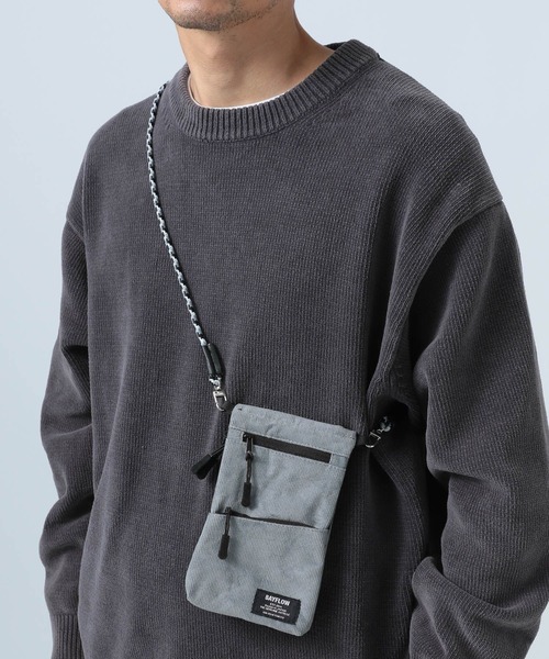 BAYFLOW(ベイフロー)の「フォンケースマルチショルダー / ミニショルダーバッグ(ショルダーバッグ・メンズ・ベージュ/カーキ/ネイビー/ブラック/レオパード/グレー/グリーン/サンドグレー/ブルー/その他2/その他3/その他4/その他5/イエロー/チャコール/オレンジ/その他7/その他6/その他9/その他10/その他8・FREE)」の14枚目の写真