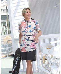 【RIPCURL(リップカール)】 半袖アロハシャツ BARREL KILLA S/S SHIRT