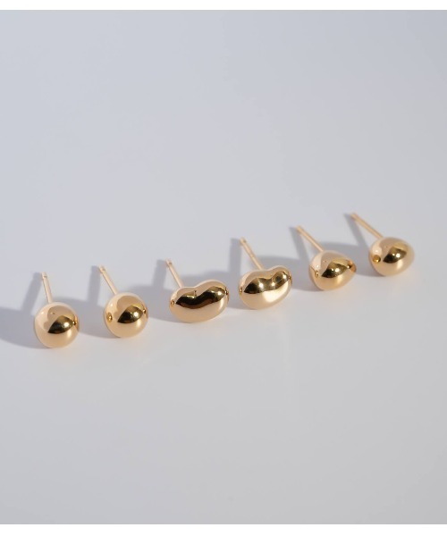 18K ピアス 金属アレルギー対応 つけっぱなし シンプル【MOLLICA