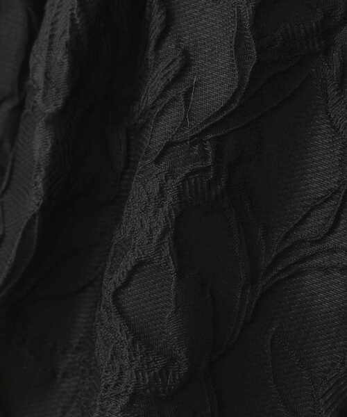 NATURAL BEAUTY BASIC（ナチュラルビューティーベーシック）の「◇ジャガードペプラムブラウス（シャツ/ブラウス・レディース・ベージュ系その他/ブラック系その他・SMALL/MEDIUM）」の10枚目の写真