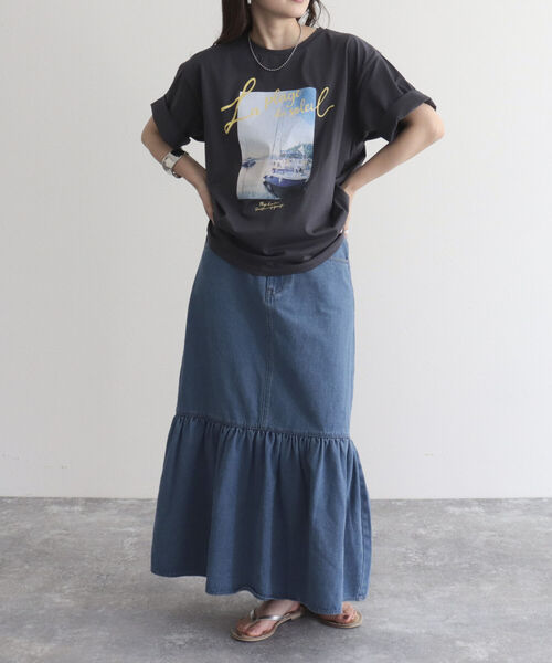 fredy emue(フレディエミュ)の「デニムマーメイドスカート(デニムスカート・レディース・ブルー/ブルー系その他・38/36)」の13枚目の写真