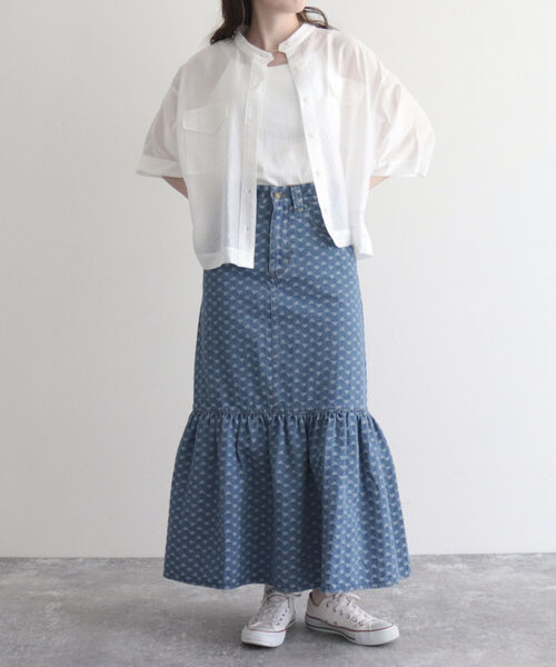 fredy emue(フレディエミュ)の「デニムマーメイドスカート(デニムスカート・レディース・ブルー/ブルー系その他・38/36)」の14枚目の写真