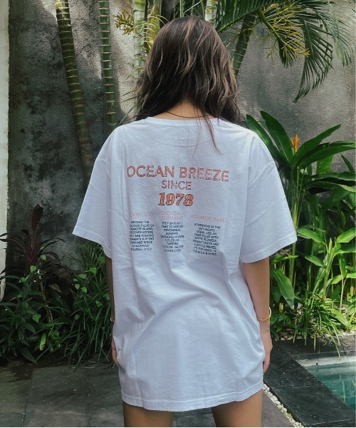 ROXY(ロキシー)の「【ZOZO限定アイテム】OCEAN BREESZE TEE/ロキシー半袖バックプリントTシャツ(Tシャツ/カットソー・レディース・ブラック/ピンク/ホワイト・FREE)」の9枚目の写真
