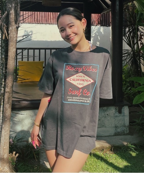 ROXY(ロキシー)の「【ZOZO限定アイテム】OCEAN BREESZE TEE/ロキシー半袖バックプリントTシャツ(Tシャツ/カットソー・レディース・ブラック/ピンク/ホワイト・FREE)」の8枚目の写真